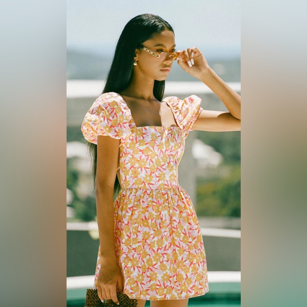 Sabo Skirt Santa Cruz Dress in Link Flower - Size XS